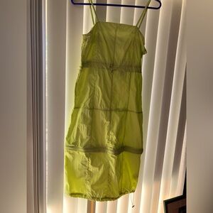 Daisy Street Convertible Midi Highlighter Yellow Dress.